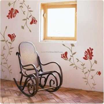 April Flower Wall Decals