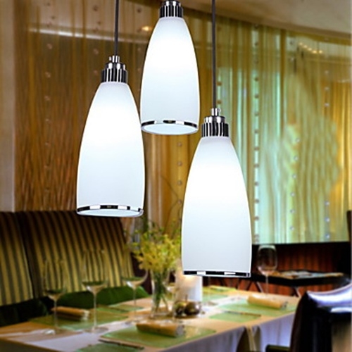 Artistic Creative Pendant with Glass Shade - 3 Light