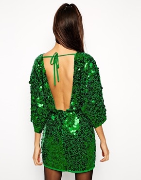 ASOS Premium Sequin Mini Dress - Image 2