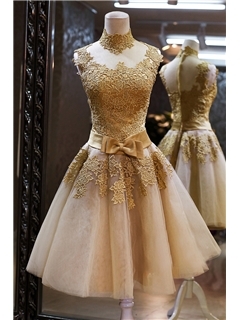Attractive V Neck Long Sleeves Mini Cocktail dress  - Image 2
