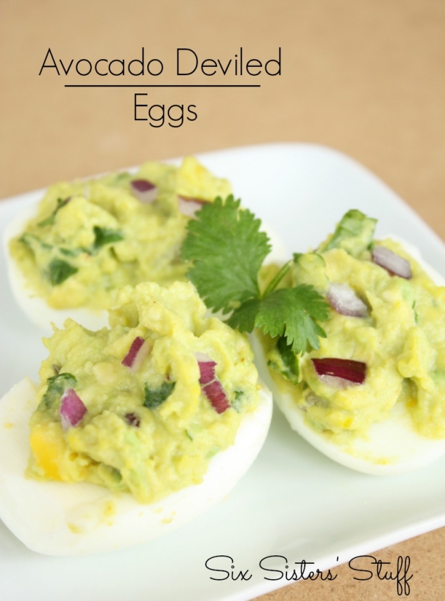 Avocado Deviled Eggs