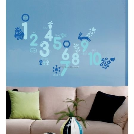 Baby Learn Numbers Game Kid Wal Decals
