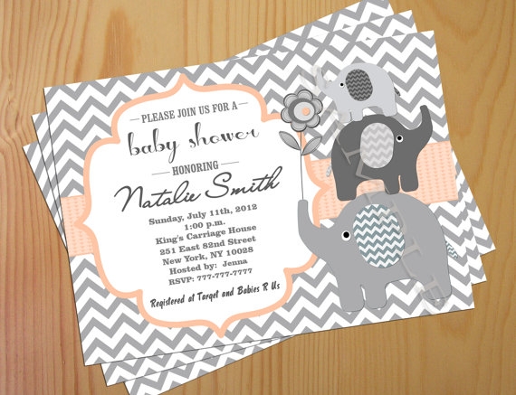 Baby shower invitations