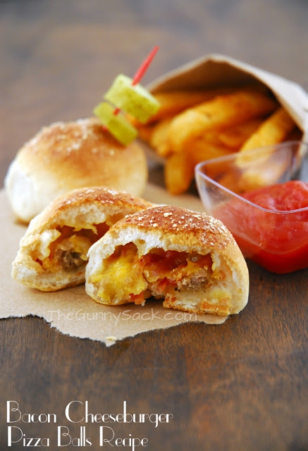 Bacon Cheeseburger Pizza Balls