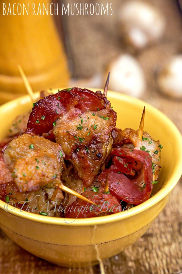 Bacon Ranch Mushrooms
