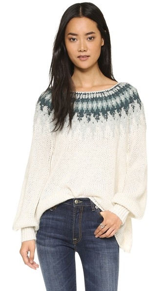 Baltic Fair Isle Sweater by Free People 