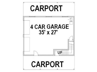 Barn inspired 4 car garage with apartment above - Image 2