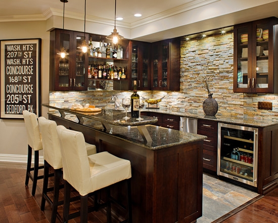 Basement bar