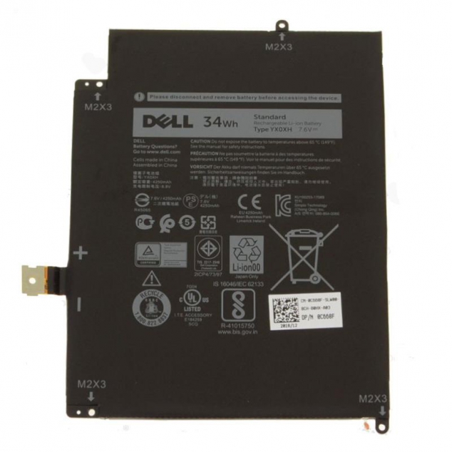 Battery Dell Latitude 7285 2-IN-1