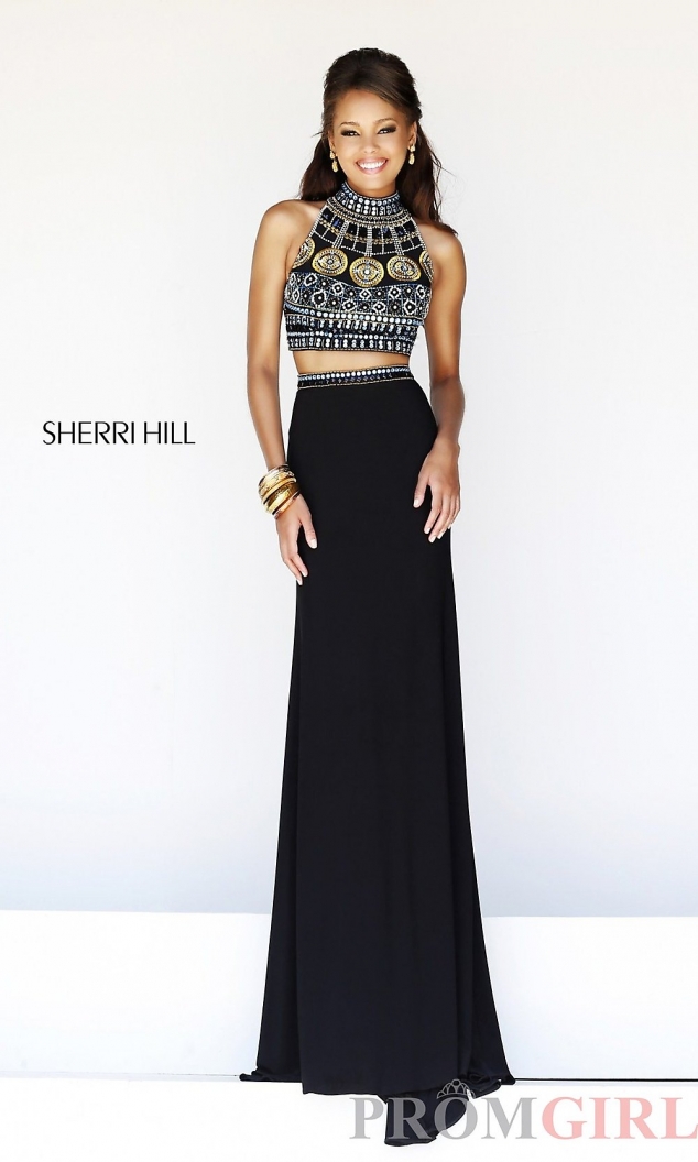 Beaded Two-Piece Prom Dress by Sherri Hill 11068