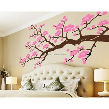 Beautiful Cherry Blossom Flower Wall Decals