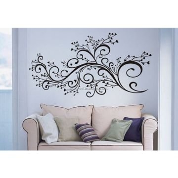 Beautiful Love Flower Wall Decals