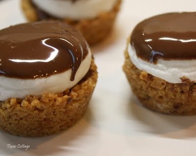 Bite Size Baked Smores