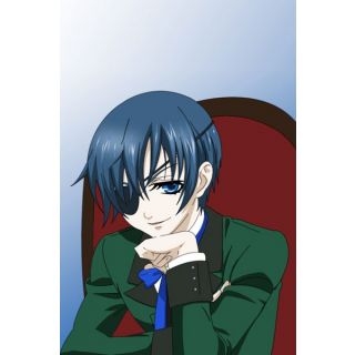 Black Butler Kuroshitsuji Ciel Phantomhive Green Suit Cosplay Costume