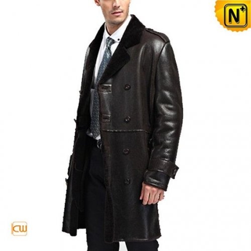 Black Shearling Coat CW868905