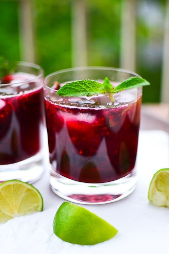 Blackberry Mojitos
