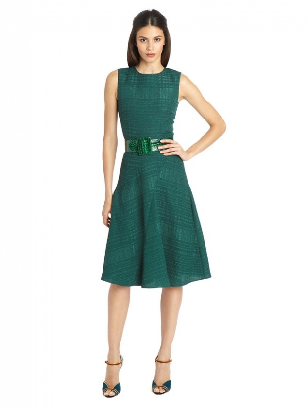 BOUCLE JACQUARD DRESS