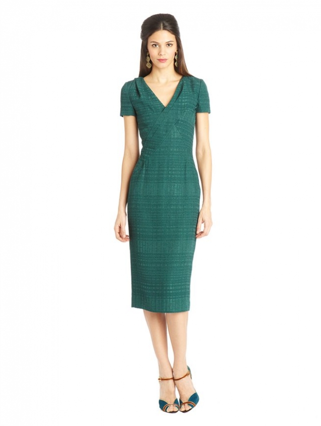 BOUCLE JACQUARD DRESS