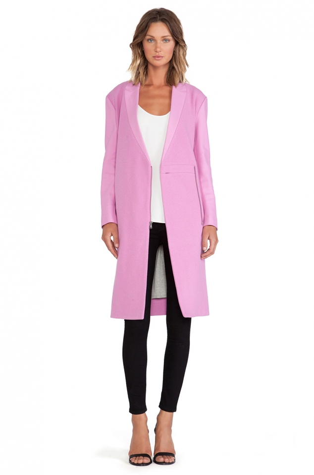 BOUCLE LONG COAT