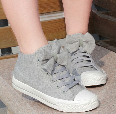 bowknot-canvas-shoes - Image 2