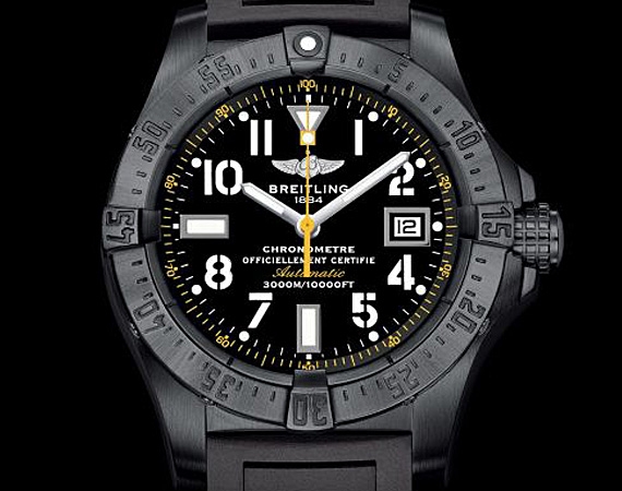 Breitling - Avenger Seawolf Blacksteel Code Yellow Watch