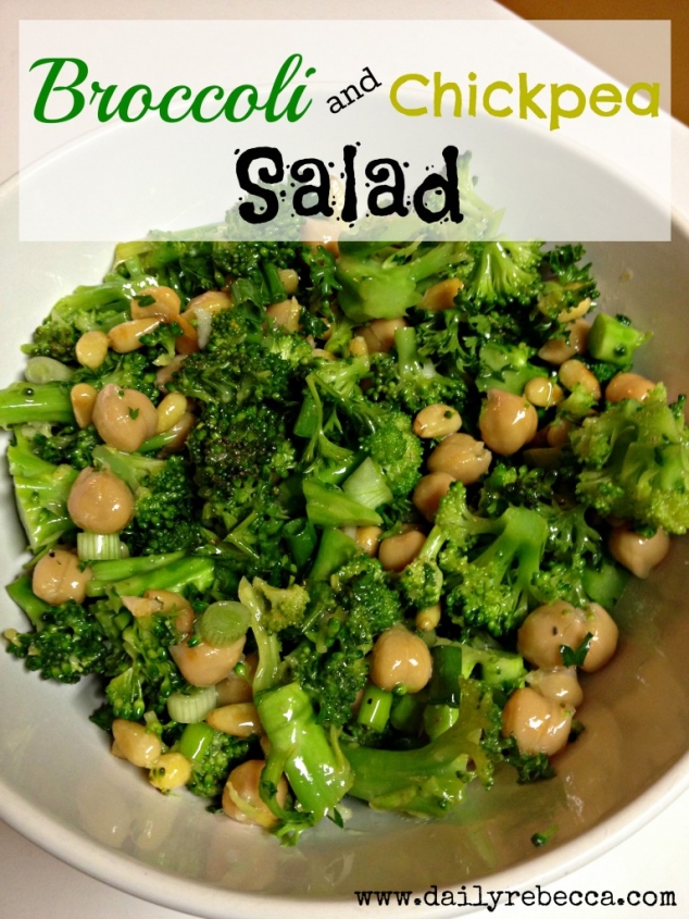Broccoi & Chickpea Salad