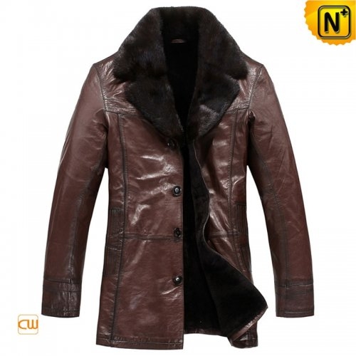 Brown Sheepskin Winter Coat CW819466