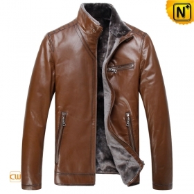 Buffalo Winter Sheepskin Lined Leather Jacket CW877239