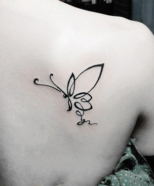 butterfly tattoo black
 on Butterfly tattoo in Tattoos