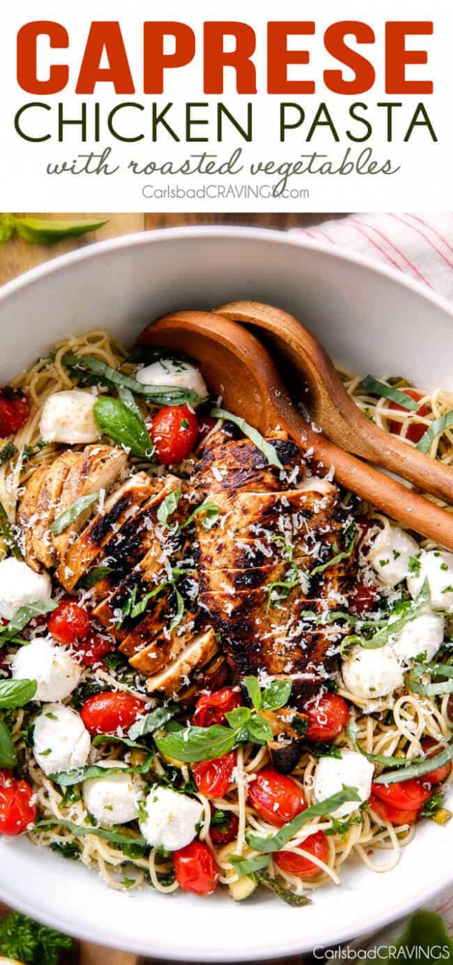 Caprese Chicken Pasta