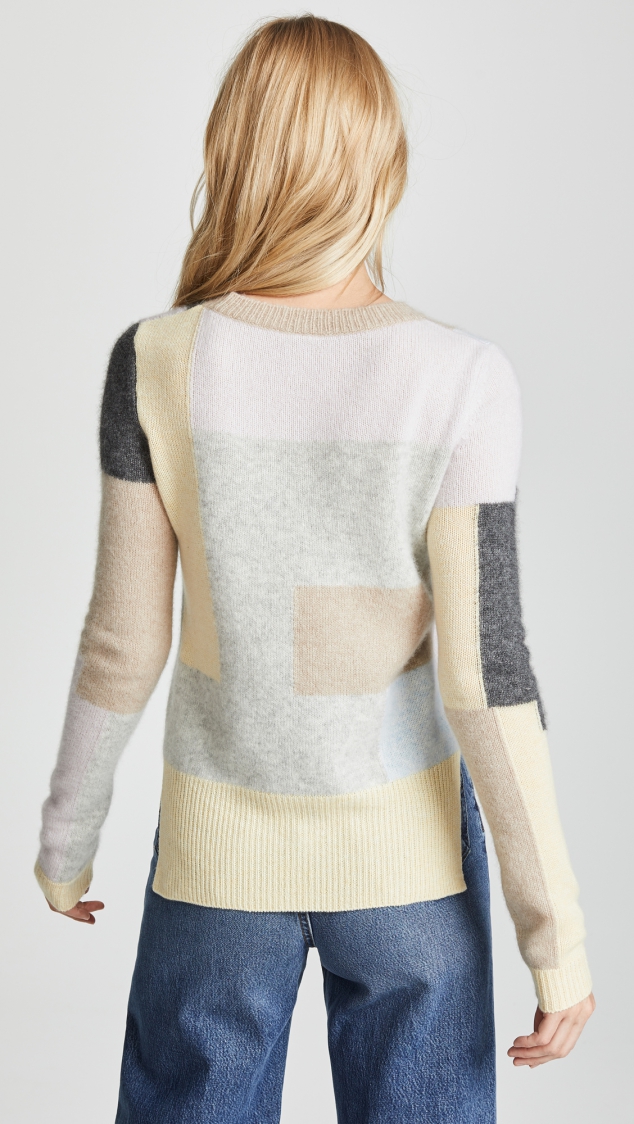Cashmere Patchwork Sweater designed by Adam Lippes - Image 3