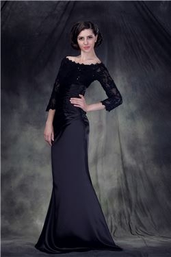 Charming Mermaid Off-the-Shoulder Floor-Length Anderai 