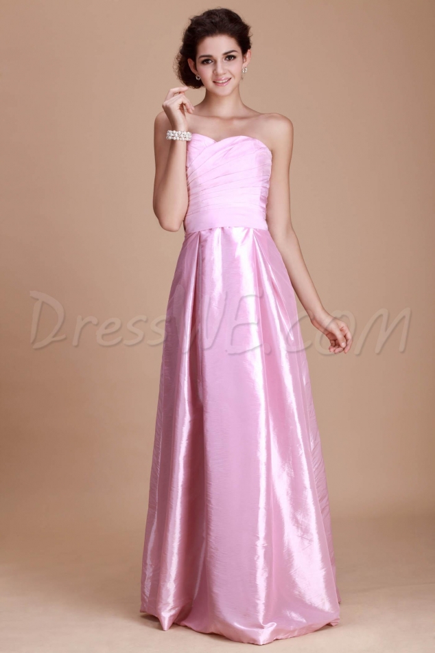 Charming Ruched A-Line Sweetheart Neckline Floor-Length Juliana’s Bridesmaid Dress