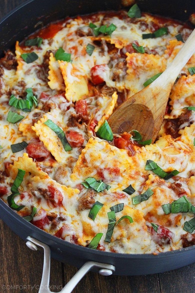 Cheesy Ravioli and Italian Sausage Skillet - Image 2