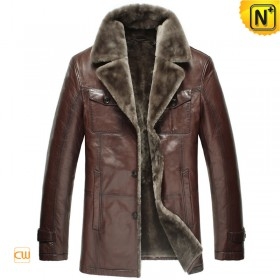 Chicago Winter Brown Sheepskin Lamb Fur Coat CW868821
