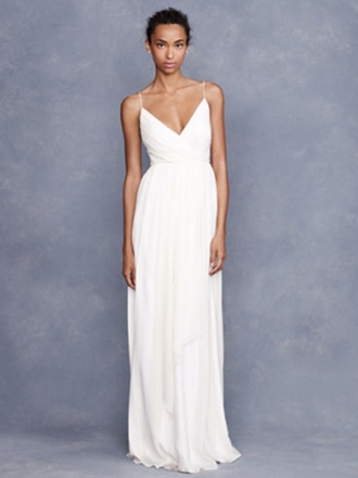 Chiffon Spaghetti Trgern Mantel / Spalte Abendkleid mit Rüschen