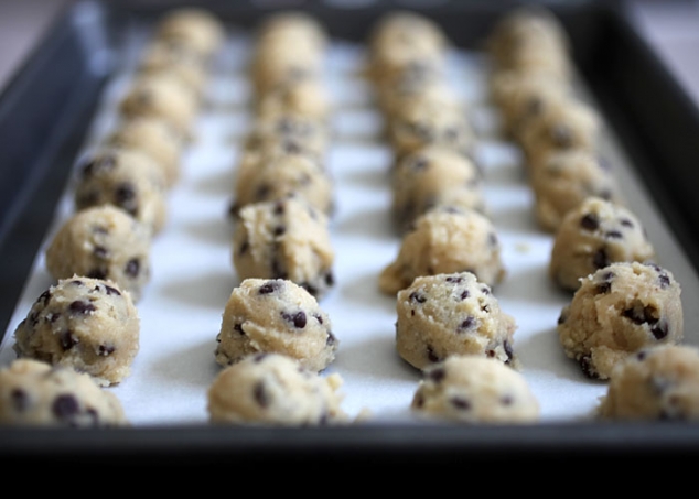 Chocolate Chip Cookie Dough Truffles