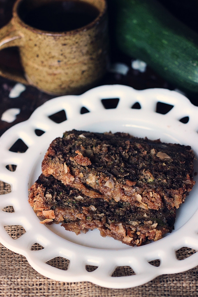  Chocolate Coconut Zucchini Bread with Coconut-Crumble Topping - Image 3