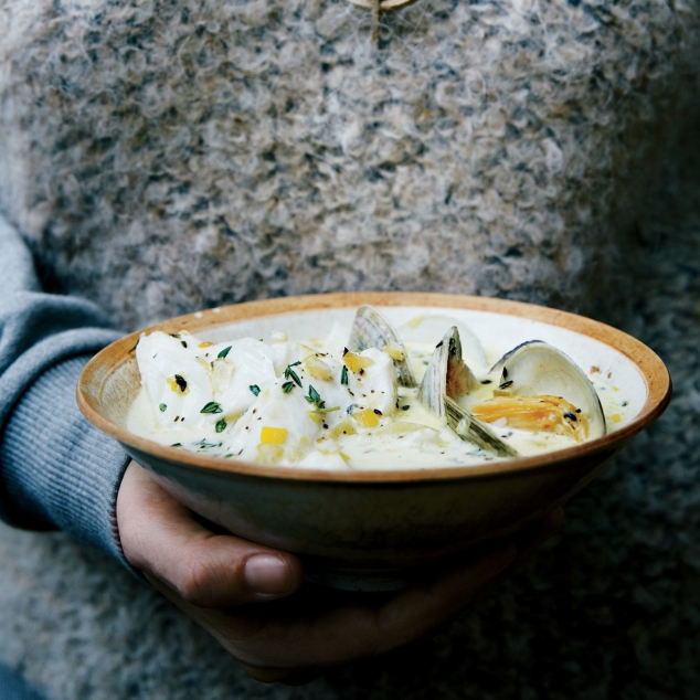 Clam and Cod Chowder