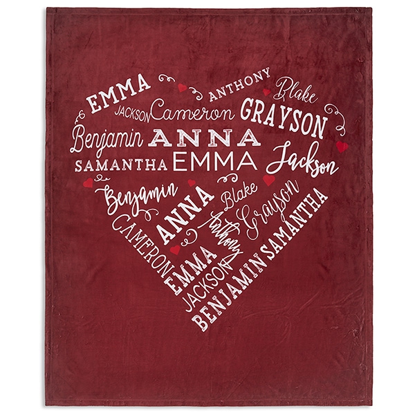 Close To Her Heart Personalized Fleece Blanket - Image 2