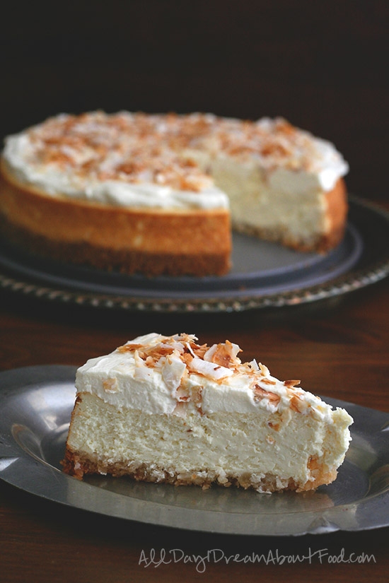 Coconut Cheesecake with Macadamia Nut Crust - Image 3