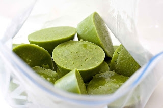 Coconut Green Smoothie Cups