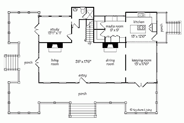 Colonial plantation farmhouse [house plan] - Image 2