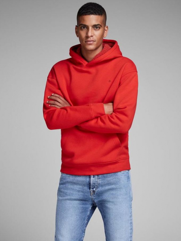 Colorful Hoodie with Teddy Lining