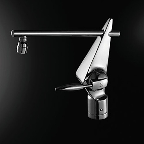 Contemporary Unique Design Brass Kitchen Faucet (Chrome Finish)-- FaucetSuperDeal.com