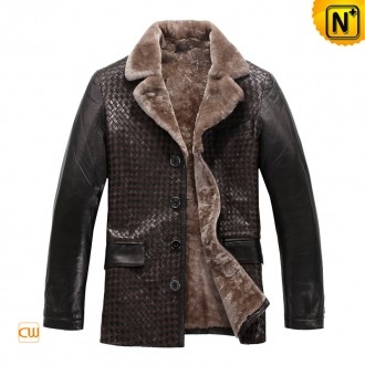 Copenhagen Mens Brown Shearling Jacket CW819177