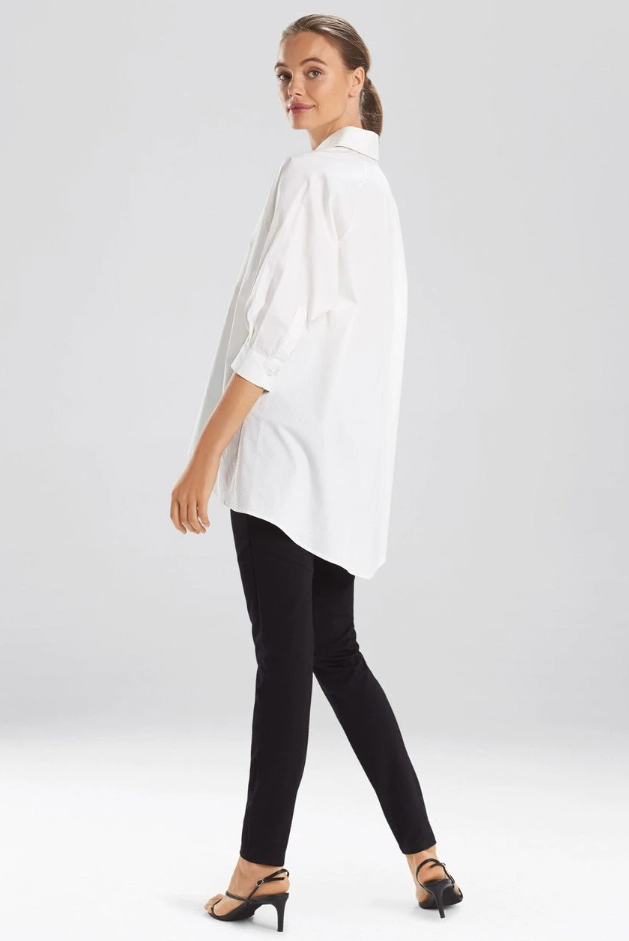 Cotton Poplin Oversized Top - Image 2
