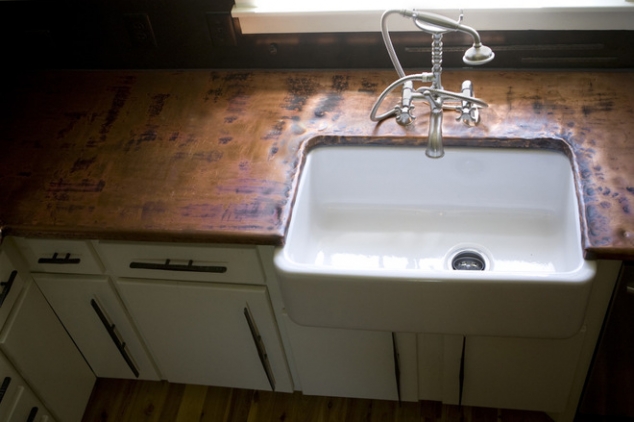 Counter top and sink