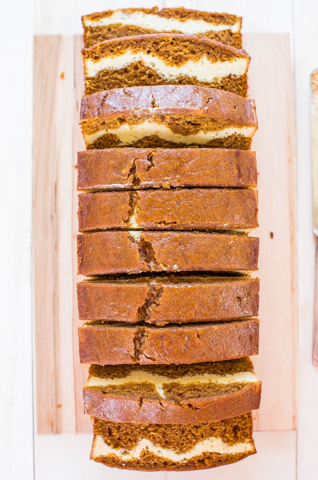 Cream Cheese-Filled Pumpkin Bread - Image 3