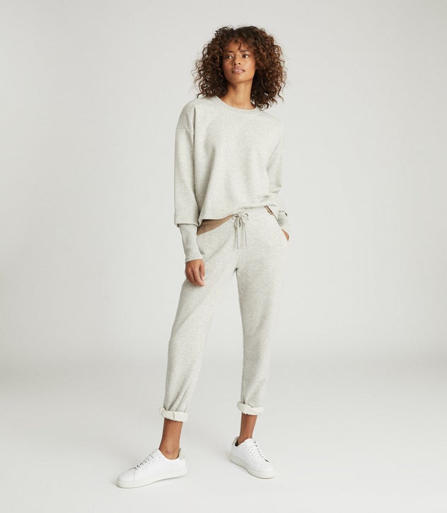 Cropped Loungewear Sweatshirt